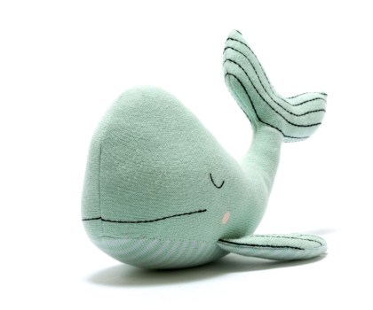 Organic whale eyes closed